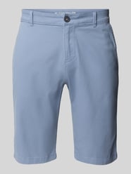 Slim fit korte chino van katoenmix van Tom Tailor - 36