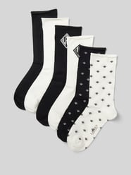 Socken mit Label-Detail im 6er-Pack von Lauren Ralph Lauren Schwarz - 6