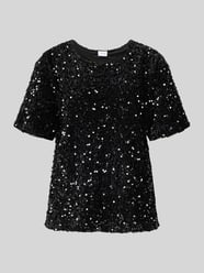 Blusenshirt mit Paillettenbesatz Modell 'FAITH' von VILA - 2