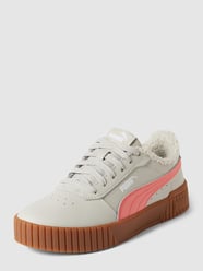 Sneakers met labelprint, model 'CARINA' van Puma Grijs - 41