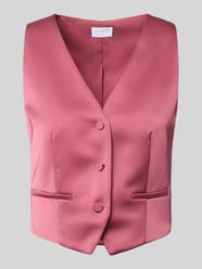 Weste aus Satin mit V-Ausschnitt von Jake*s Cocktail - 45