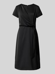 Knielanges Cocktailkleid mit Knotendetail und Reißverschluss von Rinascimento - 16
