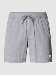 Shorts met elastische band van Knowledge Cotton Apparel Grijs / zwart - 46