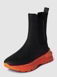Buty chelsea z detalami z logo model ‘CHUNKY RUNNER’ od Calvin Klein Jeans Czarny - 47