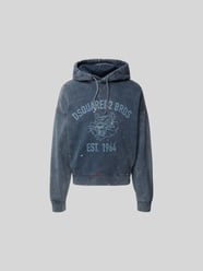 Bluza z kapturem o kroju oversized z nadrukiem z logo od Dsquared2 - 29