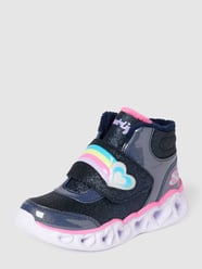 High Top Sneaker mit Klettverschluss Modell 'HEART LIGHTS' von SKECHERS Blau - 31