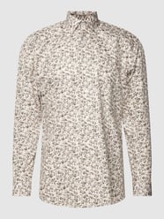 Slim Fit Freizeithemd mit floralem Muster Modell 'ETHAN' von Selected Homme Braun - 44