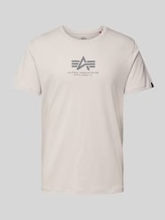 T-Shirt mit Label-Print von Alpha Industries - 23