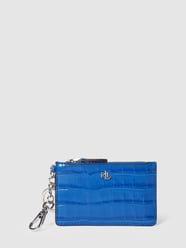 Pasjeshouder met slangenmotief van Lauren Ralph Lauren Blauw - 42