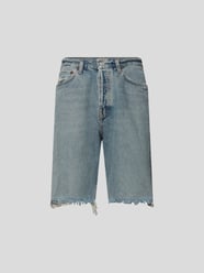 Jeansbermudas im cropped Design von AGOLDE Blau - 5