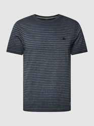 T-Shirt mit Streifenmuster von Lerros Blau - 16