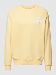 Sweatshirt mit Logo-Stitching Modell 'Darren' von Les Deux Gelb - 26