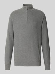 Strickpullover mit Troyer-Kragen von Fynch-Hatton - 27