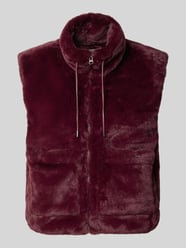 Weste mit Stehkragen Modell 'FONY' von FREE/QUENT Bordeaux - 42