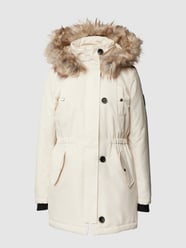 Parka met kraag van imitatiebont, model 'ONLIRS' van Only Wit - 3