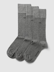 Socken mit Label-Print im 3er-Pack von CK Calvin Klein Grau - 10