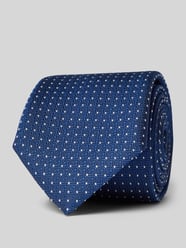 Krawatte mit Allover-Muster von BOSS Blau - 26
