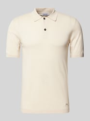 Regular Fit Poloshirt mit Knopfleiste von CK Calvin Klein Beige - 26