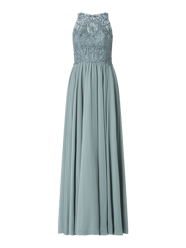 Abendkleid mit ornamentalen Stickereien  von Laona Grün - 36