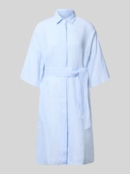 Leinenkleid aus reinen Leinen Modell 'Derby' von 0039 Italy - 13
