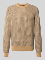Regular Fit Pullover aus reiner Baumwolle Modell 'H-Lofranco' von BOSS Beige - 23