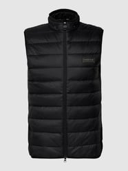 Steppweste mit Brand-Patch von Barbour Grau / Schwarz - 28