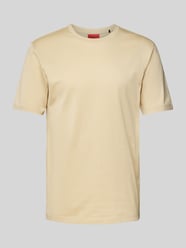 T-Shirt mit Rundhalsausschnitt Modell 'Dimerstee' von HUGO Beige - 19