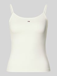 Top na ramiączkach z mieszanki bawełny, krój regular fit od Tommy Jeans - 39