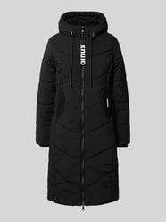 Gewatteerde lange jas met capuchon, model 'ARIBAY' van khujo - 19