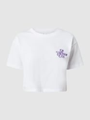 Kort T-shirt van biologisch katoen  van On Vacation Wit - 35