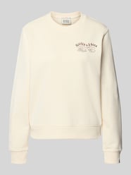Bluza z nadrukiem z logo i okrągłym dekoltem od Scotch & Soda - 4