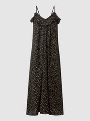 Maxi-jurk met millefleurs  van Becksöndergaard Grijs / zwart - 40