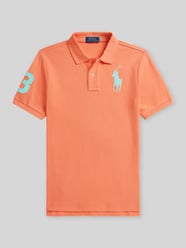 Koszulka polo o kroju regular fit z czystej bawełny z wyhaftowanym logo od Polo Ralph Lauren Teens - 13