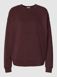 Sweatshirt met extra brede schouders, model 'Aaarin' van Armedangels Rood - 22
