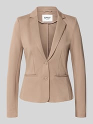 Regular Fit Blazer aus Viskose-Mix Modell 'POPTRASH LIFE' von Only Beige - 16