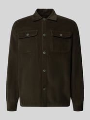 Regular Fit Hemdjacke aus Cord Modell 'REGENT' von JACK & JONES - 1