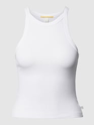 Tanktop in fijnriblook van QS by s.Oliver Wit - 35