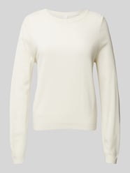 Gebreide pullover met pofmouwen van QS - 24