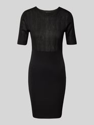 Knielanges Kleid mit Rundhalsausschnitt von ARMANI EXCHANGE Schwarz - 3