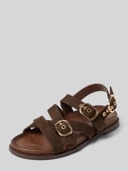 Sandalen van echt leer met open hiel van INUOVO - 28