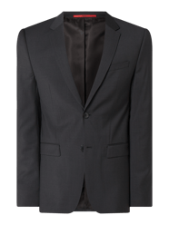 Slim Fit 2-Knopf-Sakko aus Schurwolle Modell 'Aldon' von HUGO Grau / Schwarz - 17
