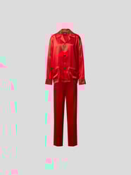 Pyjama aus Seide von More Joy by C.Kane Rot - 41