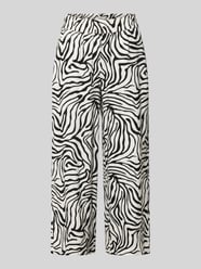 Culotte aus Leinen-Viskose-Mix mit elastischem Bund von b.young - 32