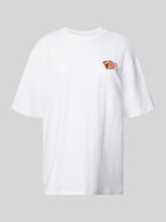 T-shirt typu oversized z nadrukiem z motywem od REVIEW - 41