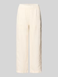 Leinenhose in verkürzter Passform Modell 'myha linen' von OPUS Beige - 3