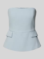 Top bluzkowy o kroju slim fit z zamkiem błyskawicznym z tyłu od INFLUENCER'S CHOICE BY P&C* - 25