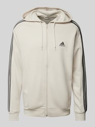 Sweatjacke mit Logo-Stitching von ADIDAS SPORTSWEAR Beige - 42