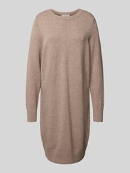 Knielange gebreide jurk met ronde hals van Christian Berg Woman - 21