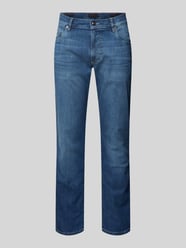 Straight Leg Jeans im 5-Pocket-Design von bugatti Blau - 4