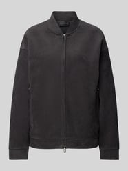 Sweatjacke mit Stehkragen von Emporio Armani Grau - 46